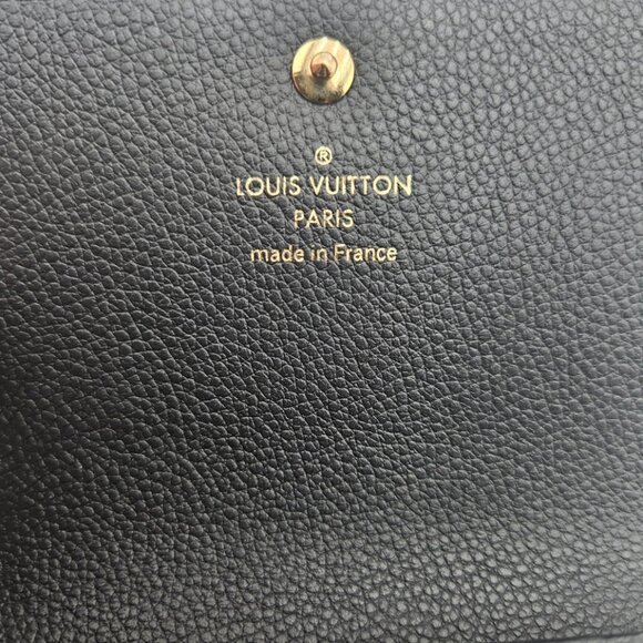 Louis Vuitton Wallet Coin Case Monogram Empreinte Porte Monnaie Rosari Noir - Picture 13 of 16